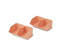Lot de 2 organisateurs de bureau Rosemary Tuscany rose