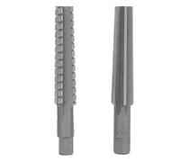 Lot de 2 outils de coupe HSS MT2 Cône Alésoir à tige droite 1,5 x 12,5 cm