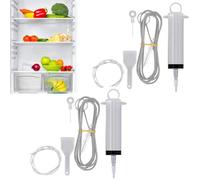 Lot de 2 outils de nettoyage pour trous de vidange de réfrigérateur | outil de retrait de trous de vidange de réfrigérateur, kit de nettoyage réutilisable pour les canalisations de réfrigérateur