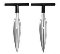 Lot de 2 outils en acier inoxydable avec pailles réutilisables et brosse de nettoyage pour boire de l'eau de coco