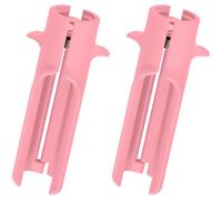 Lot de 2 outils pour retirer les épines des roses, extracteur d'épines à ressort, plastique rose pour nettoyer tiges et feuilles, outil léger pour composition florale et fleuriste