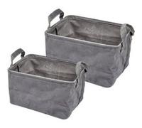 Paris prix Panier à linge tissu - Anthracite