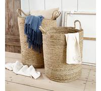Lot de 2 paniers à linge Oakdale marron