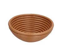 Lot de 2 Paniers à Pain, Grands Paniers à Pain Ronds et Ovales en Plastique avec Doublure et Grattoir à Pâte, pour les Boulangers, Kit D'outils de Cuisson du Pain (Jaune