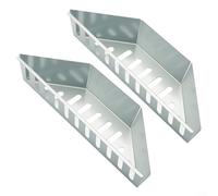 Lot de 2 Paniers Chal en Acier Inoxydable pour Grills Bouilloire Accessoires BBQ Support Briquette Outils de Cuisson Indirects Parfait pour Griller Extérieur