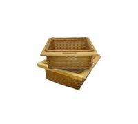 Lot de 2 Paniers Coulissants en Osier 600 mm