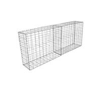 MonsterShop Lot de 2 Paniers de Gabions 100x95x30 cm