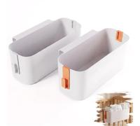 Lot de 2 paniers de rangement suspendus pour lit superposé 33,2 x 11,3 x 12 cm
