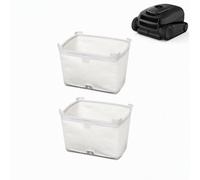 Lot de 2 paniers filtrants ultra-fins pour Aiper Scuba S1 : écran en maille de nylon dense capture les débris fins dans les piscines creusées - Pièce de rechange blanche