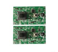 Lot de 2 panneaux de contrôle solaires conçus pour les guirlandes lumineuses à DEL, augmentation de tension de 24 V à 31 V, fonctionne avec batterie de 3,7 V et panneau solaire 5 V 6 V