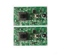 Lot de 2 panneaux de contrôle solaires pour guirlande lumineuse - Entrée 3,7 V/5 V pour module Boost 100 LED, 8 pour effets d'éclairage avec protection extérieure et décoration