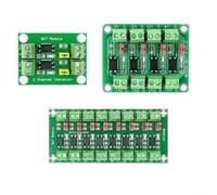 Lot de 2 panneaux d'isolation optocoupleur PC817, module convertisseur de tension 3,6 à 30 V avec capuchon, circuit isolé photoélectrique pour contrôle industriel (2 canaux)