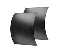 Lot de 2 panneaux solaire plug and play flexible - 400w "Urban center" - Noir