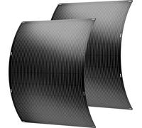 Lot de 2 panneaux solaire plug and play flexible - 400w "Urban center" - Noir
