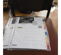 Lot De 2 Paquets De 12 Intercalaires Polypropylene Maxi + Pour Pochettes Plastiques Modling 172102