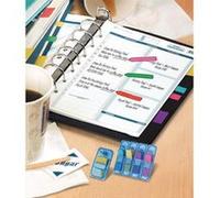 Lot de 2 paquets de 5 blocs, 20 marque-pages chacun, étroits forme flèche coloris classique G