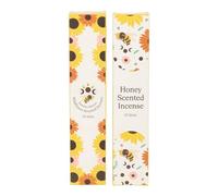 Lot de 2 paquets de bâtons d'encens Miel & Fleurs sauvages - 30 bâtons d'encens Fleur sauvage et 30 bâtons parfumés au miel - Arômes apaisants inspirés de l'été pour la relaxation et la méditation