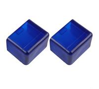 Lot de 2 pare-chocs de capot en polyuréthane bleu compatibles avec les camions Peterbilt 330 357 377 379 385