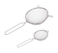Lot de 2 Passoires à Manche ""Inox"" 28cm Argent