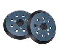 Lot de 2 patins abrasifs pour ponceuse orbitale 8 trous 125 mm Compatible avec Makita M9204 BO5030 BO5031 DBO180Z BO8041 DBO180RMJ