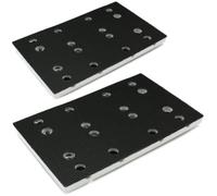 Lot de 2 patins de ponçage 80 x 130 mm pour Festool RTS 400 RS 400 RTSC 400 remplace SSH-STF-80 x 130/12 (489252)