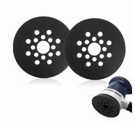 Lot de 2 patins de ponçage de rechange pour ponceuse Bosch GEX 125-1 AE PEX 220 PEX 220 A AE Skil 7402/7490 - Patins de ponçage auto-agrippants pour ponceuses orbitales 125 mm
