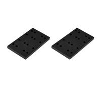 Lot de 2 patins de ponçage en mousse souple, 80 x 133 mm, tampon auto-agrippant, compatible avec les ponceuses Festool RTS 400, RS 400, RTSC 400