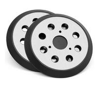Lot de 2 patins de rechange de 12,7 cm pour ponceuse orbitale DeWalt D26451, D26453, DW4388, DW421, compatible avec la ponceuse orbitale Porter Cable 382