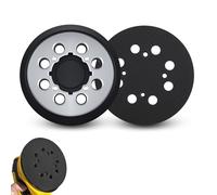 Lot de 2 patins de rechange pour ponceuse orbitale Dewalt, 12,7 cm, 8 trous, crochet et boucle en alliage d'aluminium pour ponceuse orbitale DWE6421/6421K, DWE6423/6423K, DCW210B, DWE64233, N329079