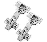 Lot de 2 paumelles d'angle BLUM 71B3550 110° avec fermeture automatique, y compris plaque de montage 173L8100 et vis de système