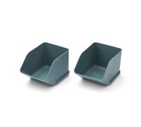 Lot de 2 petits organisateurs de bureau Rosemary Whale blue