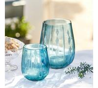 Lot de 2 photophores Danisar bleu