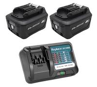 Lot de 2 pièces BL1041B 12V 4,0Ah 4000mAh + Chargeur 10,8 V-12 V DC10WD DC10SB compatibles Batterie Makita BL1041B BL1021B BL1016 JR103DZ DF031D TD110D JR103D JR105D MP100DZ HP332D BL1015