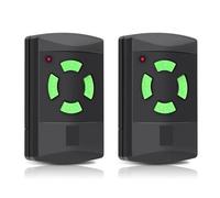 Lot de 2 pièces de rechange pour émetteur manuel hsm4 437230, télécommande auto-apprentissage 26,975 MHz 4 canaux pour porte de garage, portail d'entrée, porte d'entrée, etc
