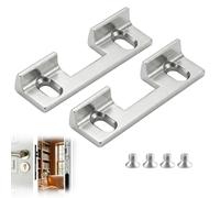 Lot de 2 pièces de rechange type 115 pour plaques de verrouillage, distance entre les trous de vis de 32 mm, 46 x 14,4 x 9 mm, plaques de verrouillage réglables, pièce de rechange en zinc moulé sous