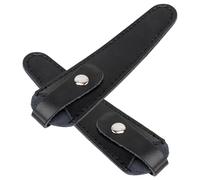 Lot de 2 Pièces Étui à Ciseaux Noir, en Cuir de Vachette | Housse de Protection Légère et Réutilisable, Format Pratique, Noir Outils de Beauté et Ciseaux