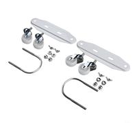 Lot de 2 pieds de chauffage Radiateur à bain d'huile, pieds universels pour Radiateur à bain d'huile, support de poulie mobile spécial pour radiateur électrique - Blanc