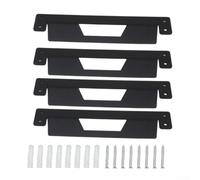 Lot de 2 pieds de montage robustes pour organiseur d'atelier ToughBuilt (4 | Convient pour la construction robuste pour Stacktech, lot de 2 pièces, support mural ou d'établi, construction en fer