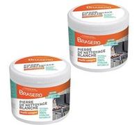 Lot de 2 Pierres Blanches - BRASERO - 100 % d'origine naturelle - Idéal pour Barbecues et Planchas G