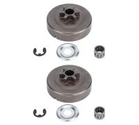Lot de 2 pignons d'embrayage pour tronçonneuse Stihl 017 018 021 023 025 MS170 MS180 MS210 MS230 MS250 1123 640 2003