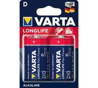 Lot de 2 piles alcaline VARTA Longlife Max Power D/LR20