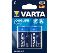Lot de 2 piles alcaline VARTA Longlife Power C/LR14