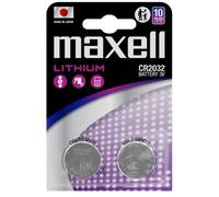 Lot de 2 piles bouton au lithium 3 V CR2032 de Maxell
