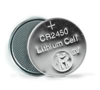 Lot de 2 Piles Bouton CR2450 3 V, idéales pour Les appareils électroniques, Les Montres et Les Jouets.