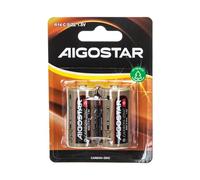 Lot de 2 Piles Carbone-Zinc R14 1,5 V