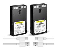 Lot de 2 Piles LIT-22 Pro au Lithium compatibles avec SPYPOINT Flex | Pack de 2, Série Flex M, S, G36, Flex-Plus, S-Dark, Batterie de Rechange, Compatible LIT-22 Pro