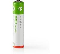 Lot de 2 Piles Rechargeables NiMH-AAA 1.2V DC 700mAh Préchargées Nedis G
