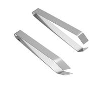 Lot de 2 Pince à Arêtes de Poisson en Acier Inoxydable, Pince à Désarêter Professionnelle Pointue et Plate, Pincette Cuisine pour Enlever Arêtes, Écailles et Poils de Volaille