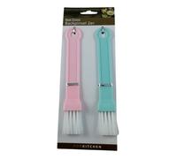 Lot de 2 Pinceaux à Patisserie 14x3 cm Tête en Nylon Gateaux Pinceau Patissier