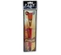 Lot de 2 pinceaux d'Art - Plat n 12 - Rond n 2 - AMT MULTICOLORE G